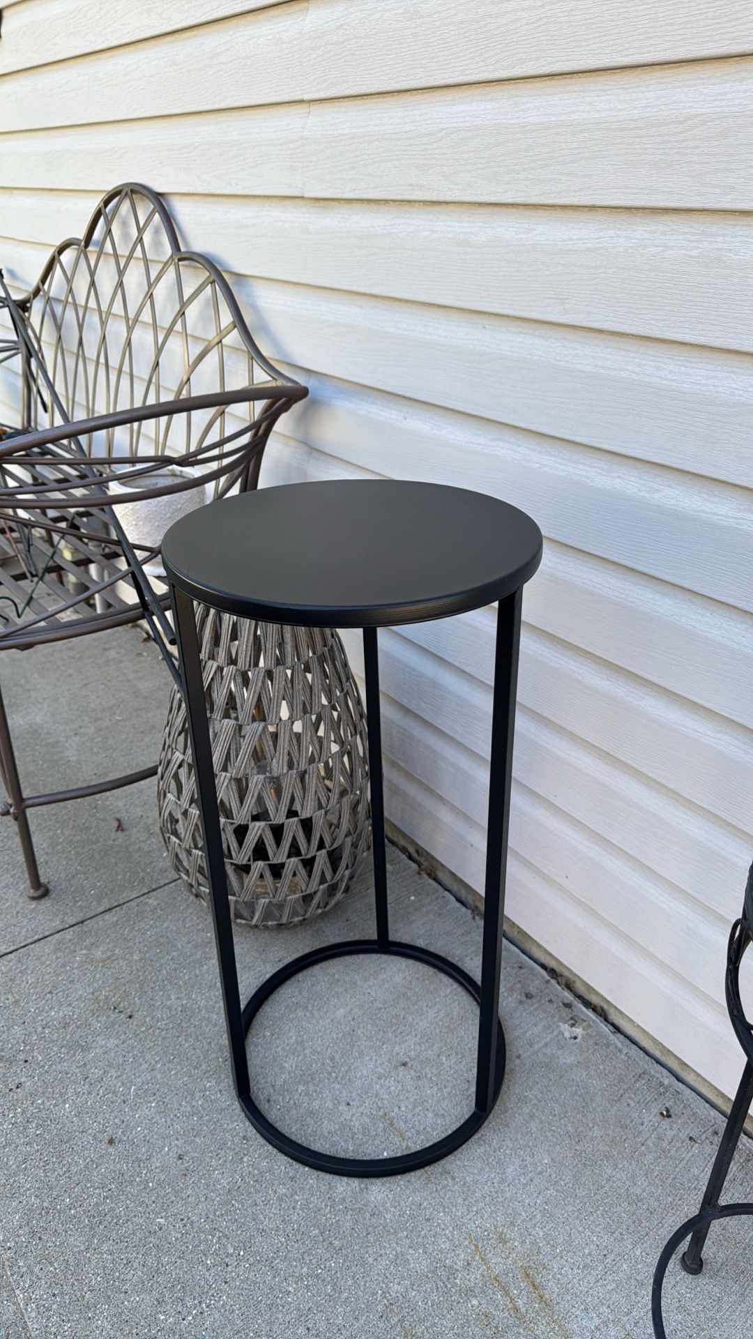 Black Metal Table NEW