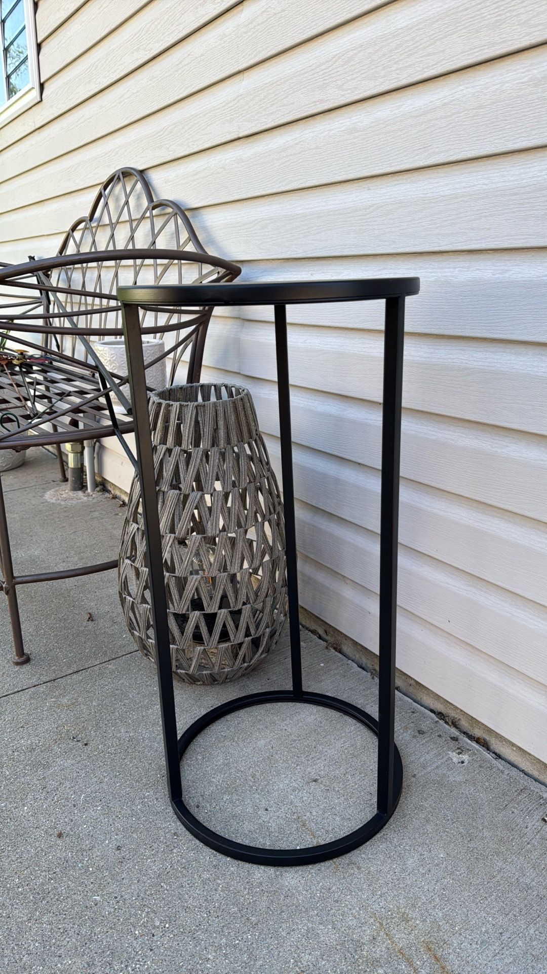 Black Metal Table NEW - photo 4