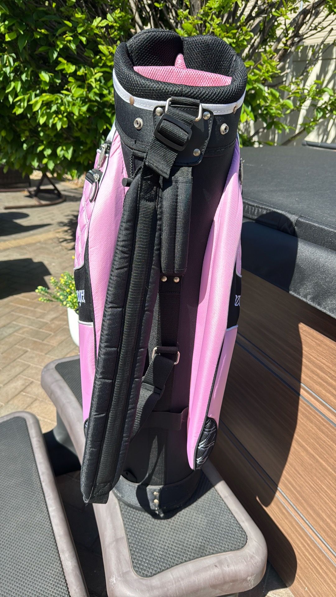 Slazenger Pink & Black Golf Bag NEW! - photo 3
