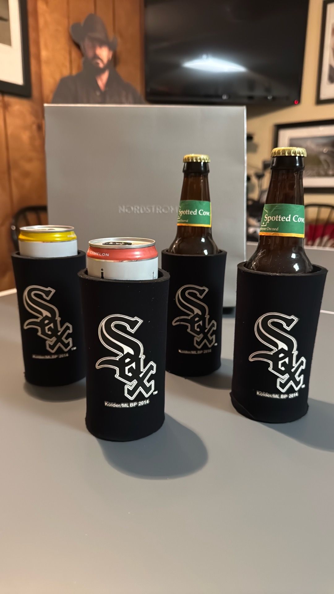 4 White Sox Koozies - Bottles, Cans & Skinny Cans