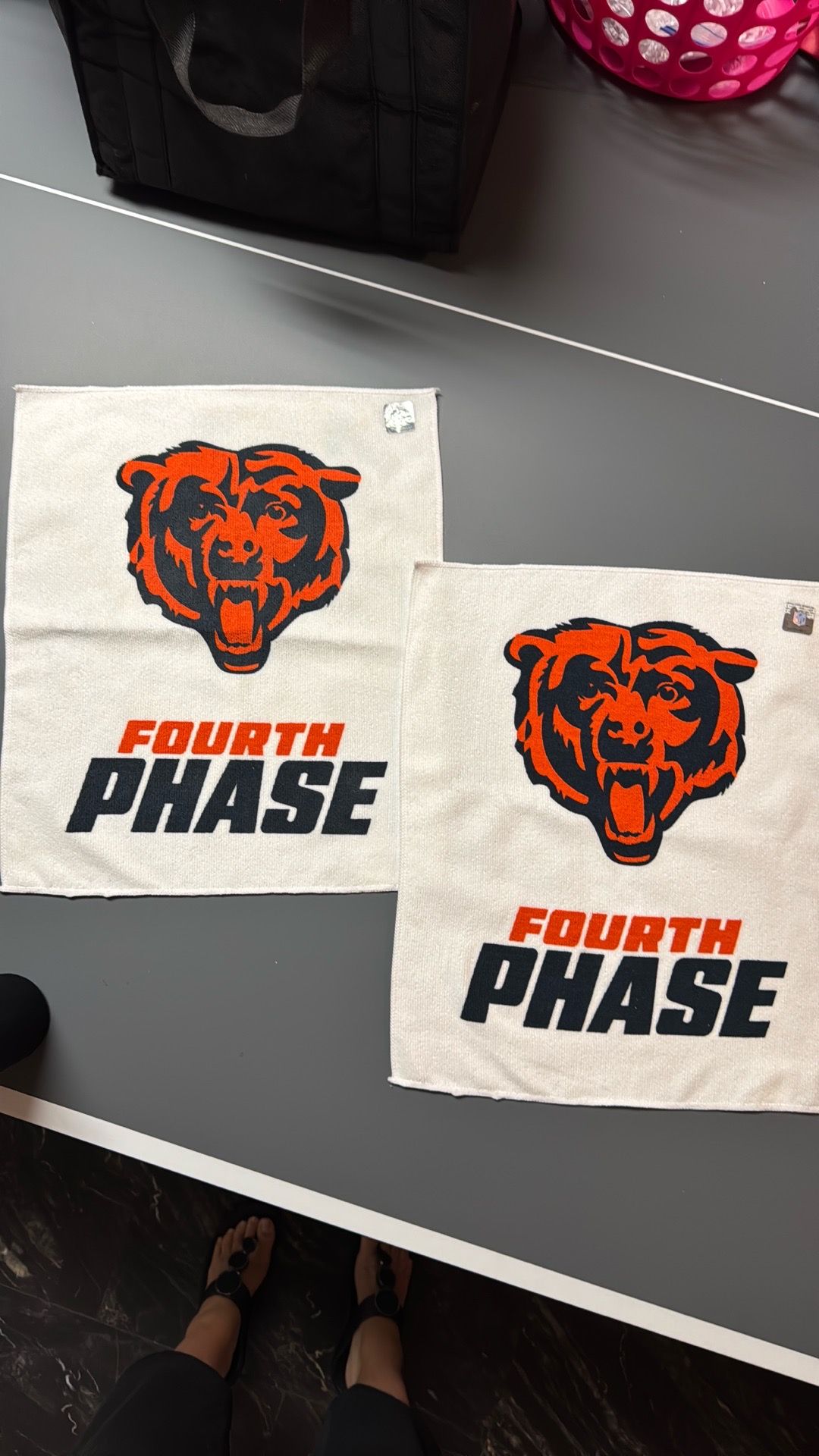 2 Chicago Bears 2025/2026 Season Rally Towels NEW - photo 4