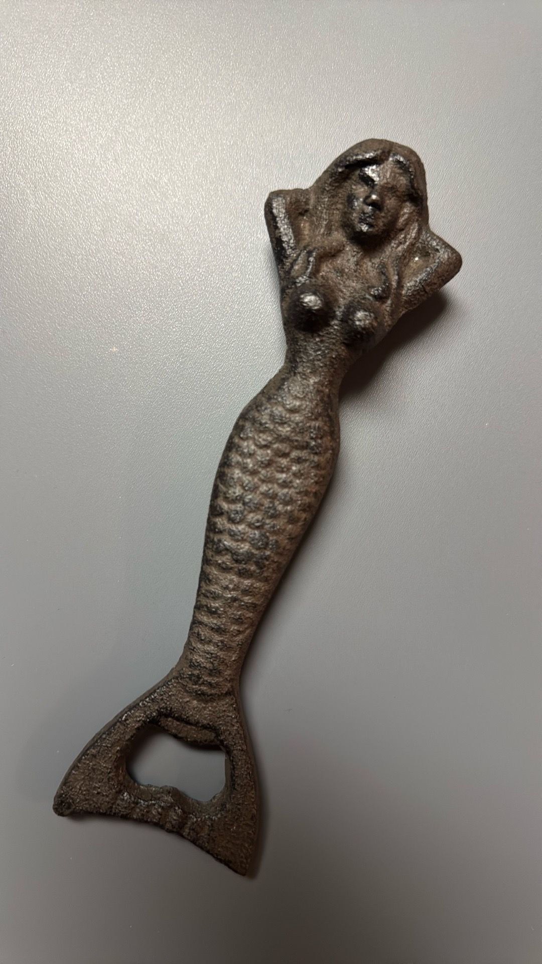 Mermaid Wrought Iron Can Opener