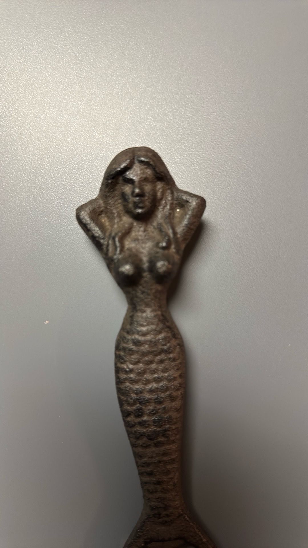 Mermaid Wrought Iron Can Opener - photo 4