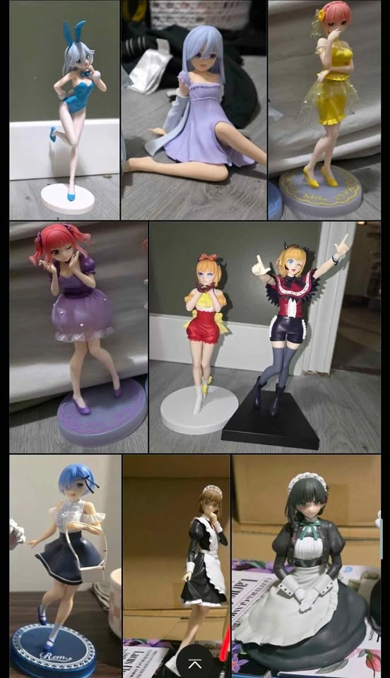Anime Figure Collection - Bunny Girls, Rimuru, Rem, Quintuplets - photo 2