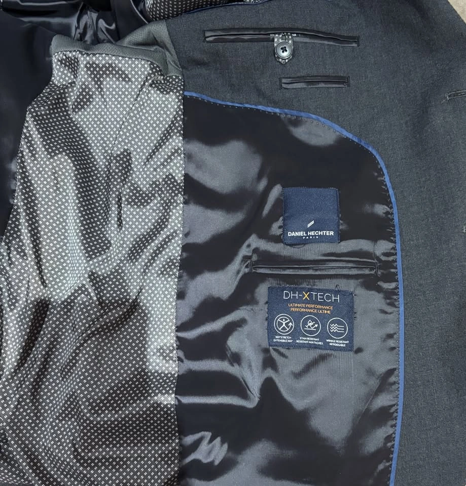 Daniel Hechter Paris Men's Suit XXL Charcoal Grey - photo 4