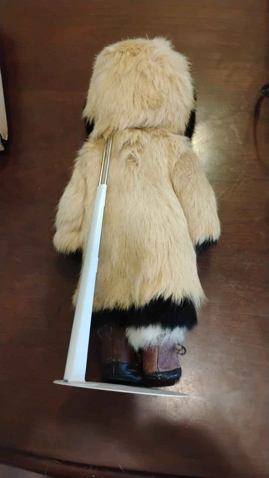 Genuine Fur Doll Coat With Doll & Stand - photo 2