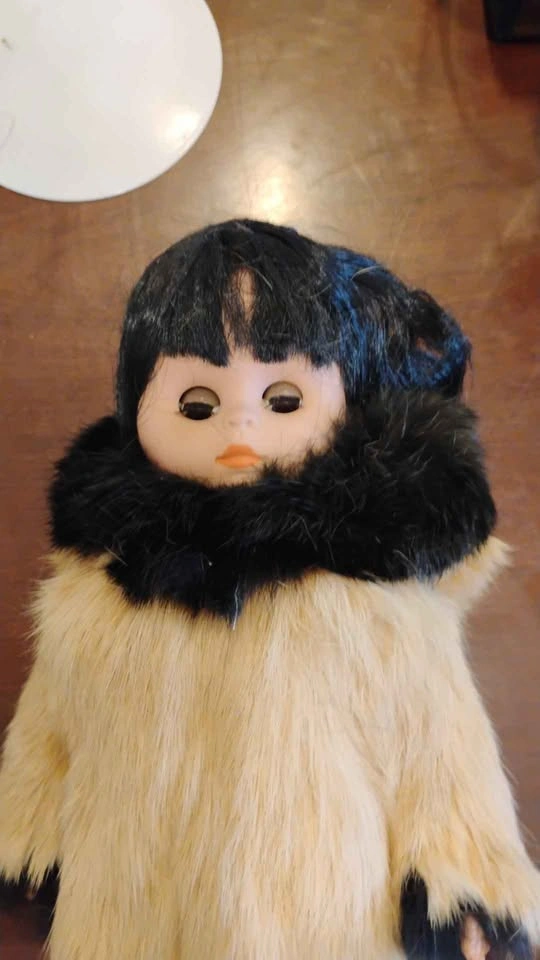 Genuine Fur Doll Coat With Doll & Stand - photo 3