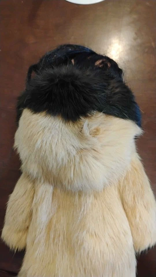Genuine Fur Doll Coat With Doll & Stand - photo 4