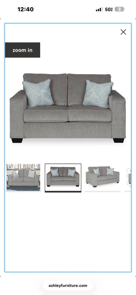 Ashley Furniture Gray Sofas - photo 3