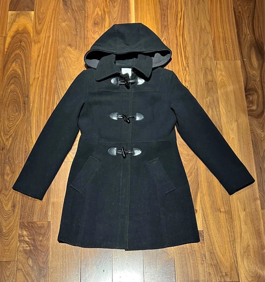 Nautica Women Wool Hooded Jacket - XS - New