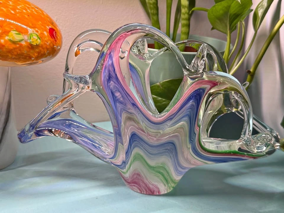 Vintage Murano Art Glass Letter/Napkin Holder