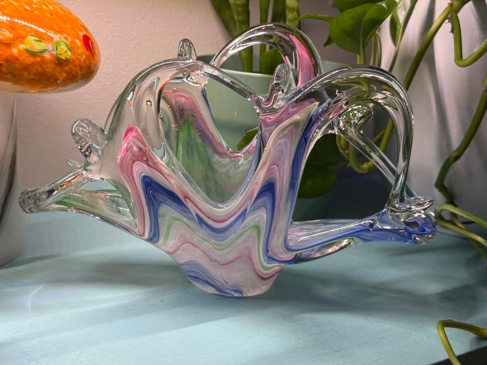 Vintage Murano Art Glass Letter/Napkin Holder - photo 2