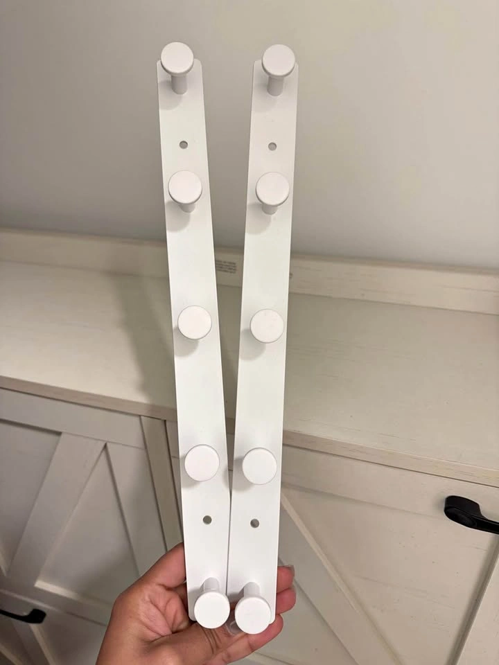 White Wall Mounted Hooks