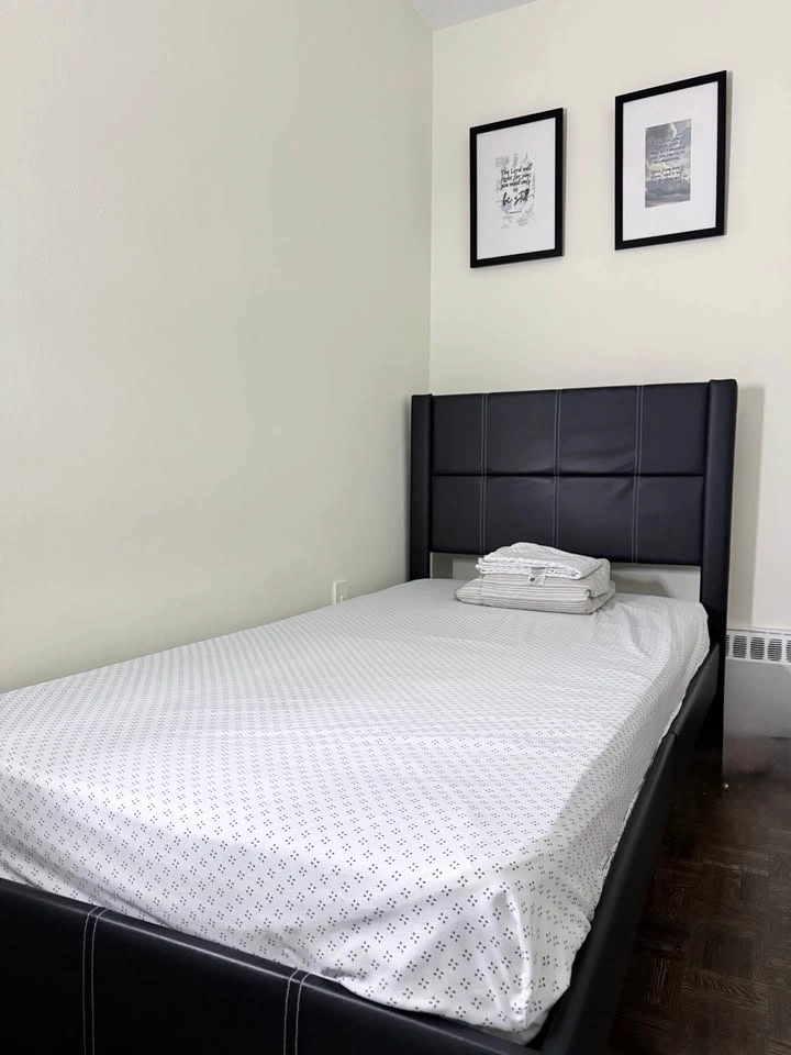 Twin Bed Frame and Mattress with Upholstered Headboard - photo 2