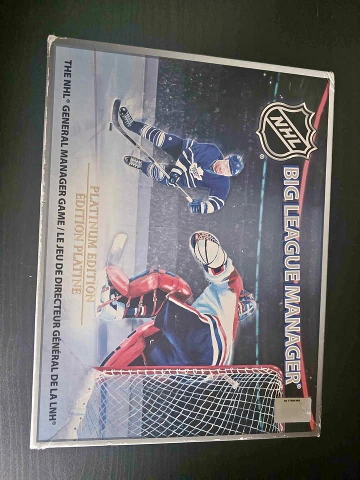NHL Big League Manager Platinum Edition Board Game – Opened Unpl