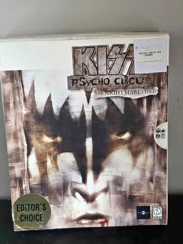 KISS Psycho Circus The Nightmare Child (PC, 2000) Big Box