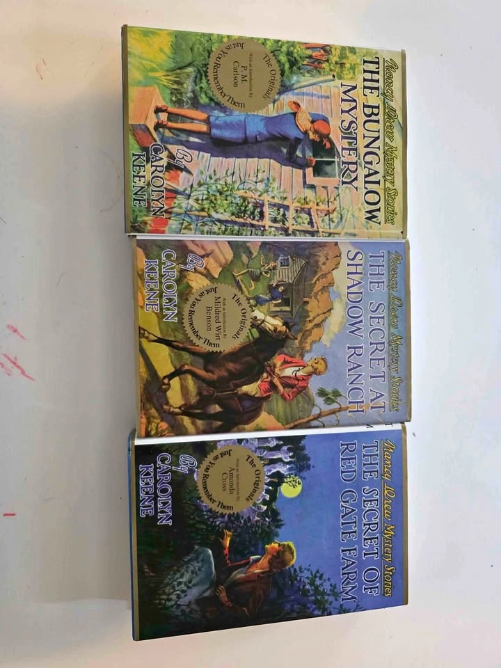 Nancy Drew Mystery Stories Applewood Books 3 Book Lot