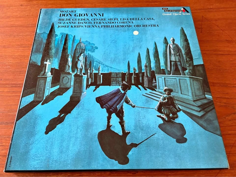 Vintage Mozart: Don Giovanni Vinyl 3-LP Box Set - Decca UK.