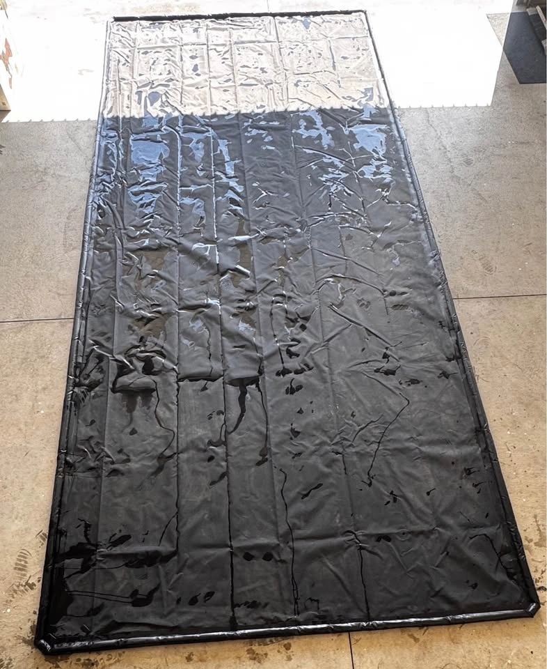 VEVOR Containment Garage Mat - 7 ft 9 in x 18 ft - photo 2