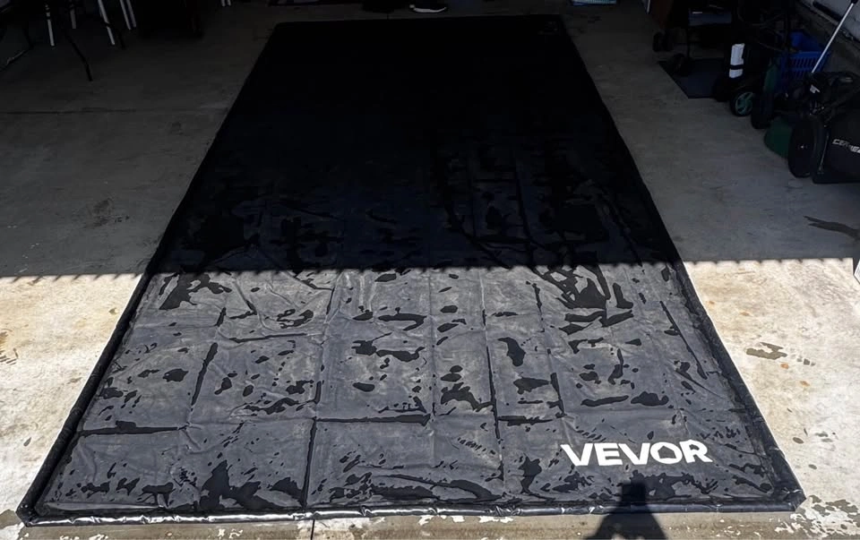VEVOR Containment Garage Mat - 7 ft 9 in x 18 ft - photo 3