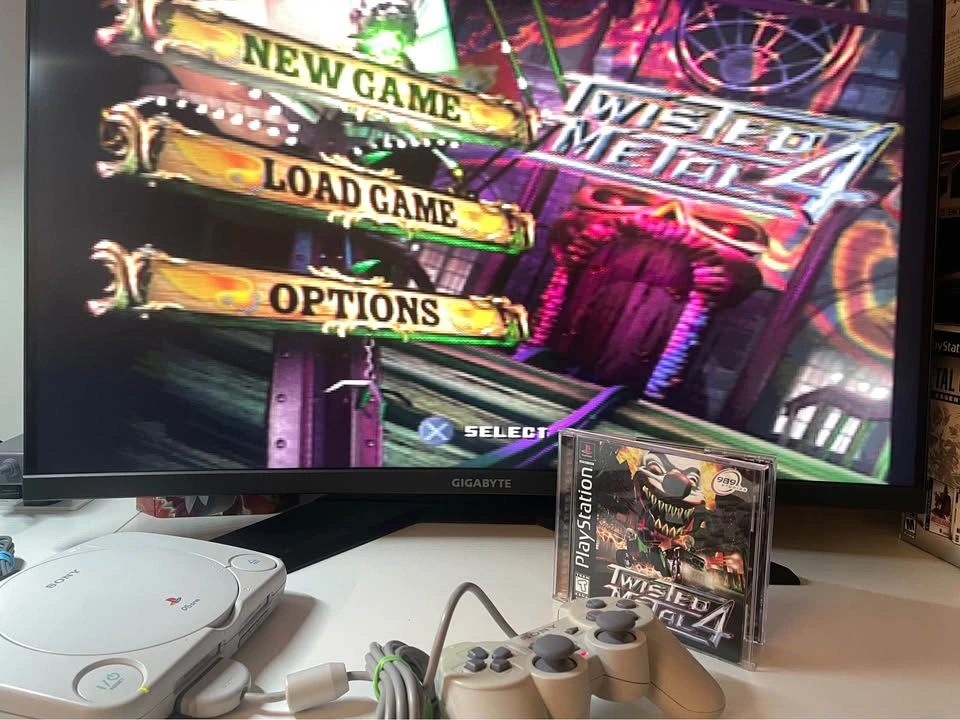 PlayStation 1 Console with Controller - photo 3