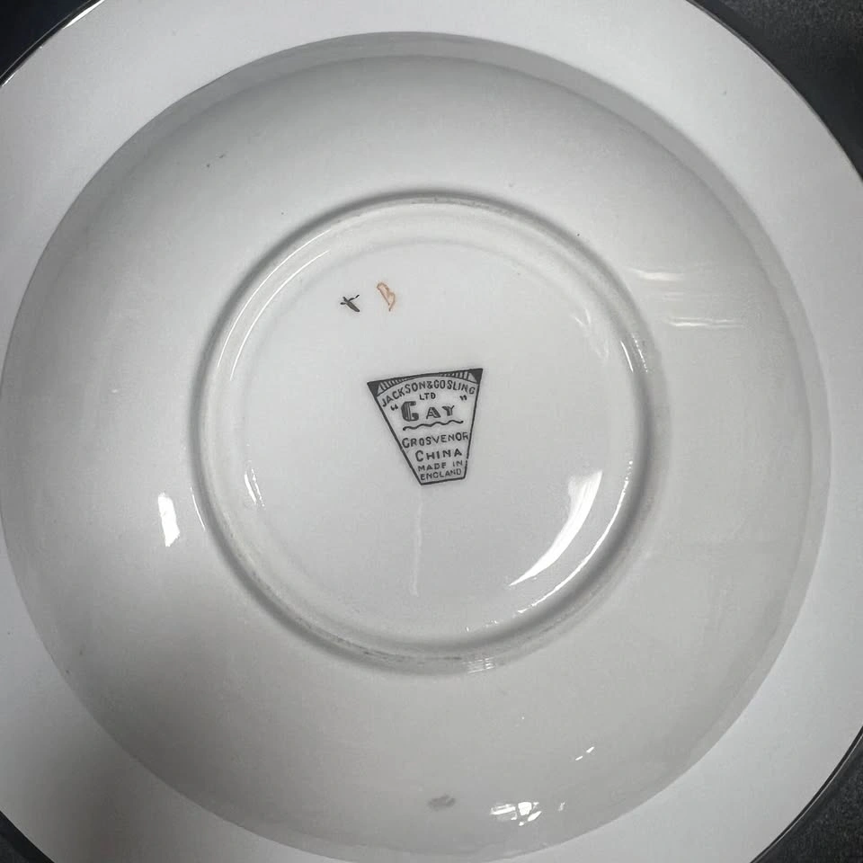 Art Deco Porcelain Tea Cup and Saucer - photo 4