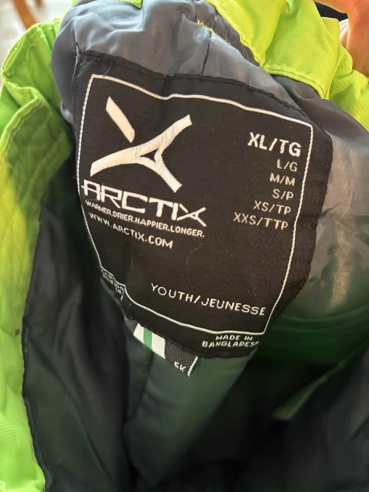 Arctix Green Snow Pants Youth size XL - photo 2