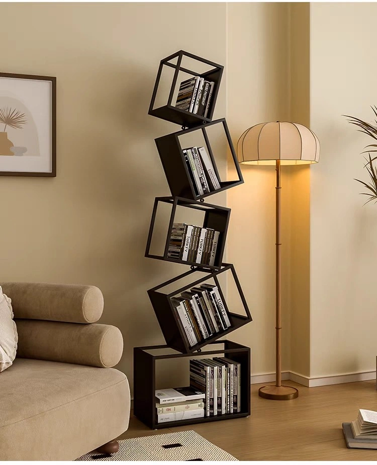 Stylish Black 5-Tier Bookshelf - Contemporary Home Decor & Stora - photo 2