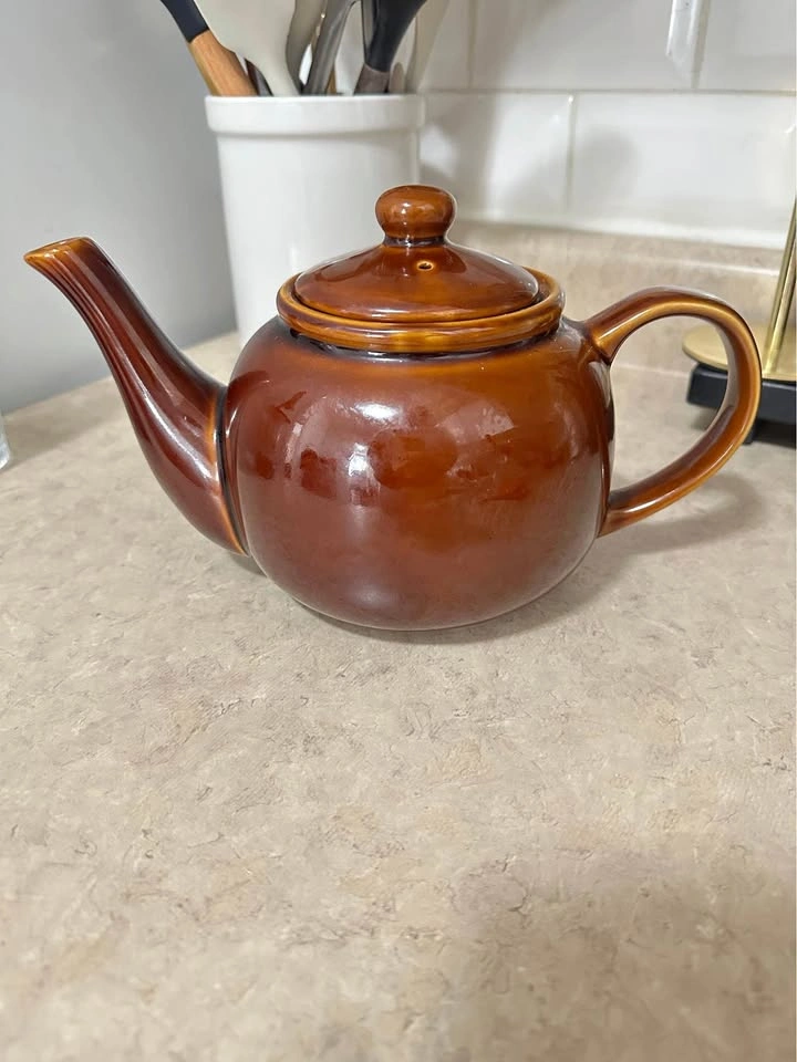 Brown Ceramic Teapot