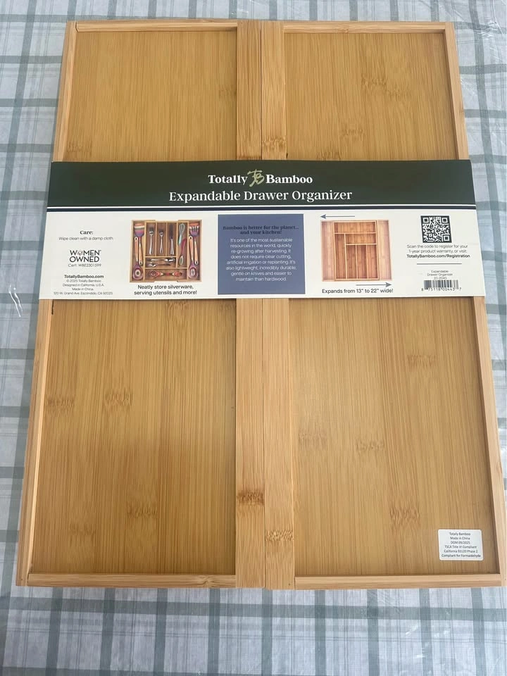 Totally Bamboo Expandable Drawer Organizer - photo 2
