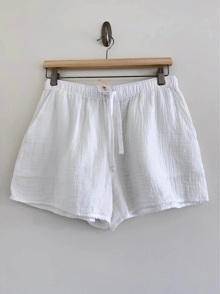 Aritzia AirPlush Cotton Sail Shorts Size S NWT