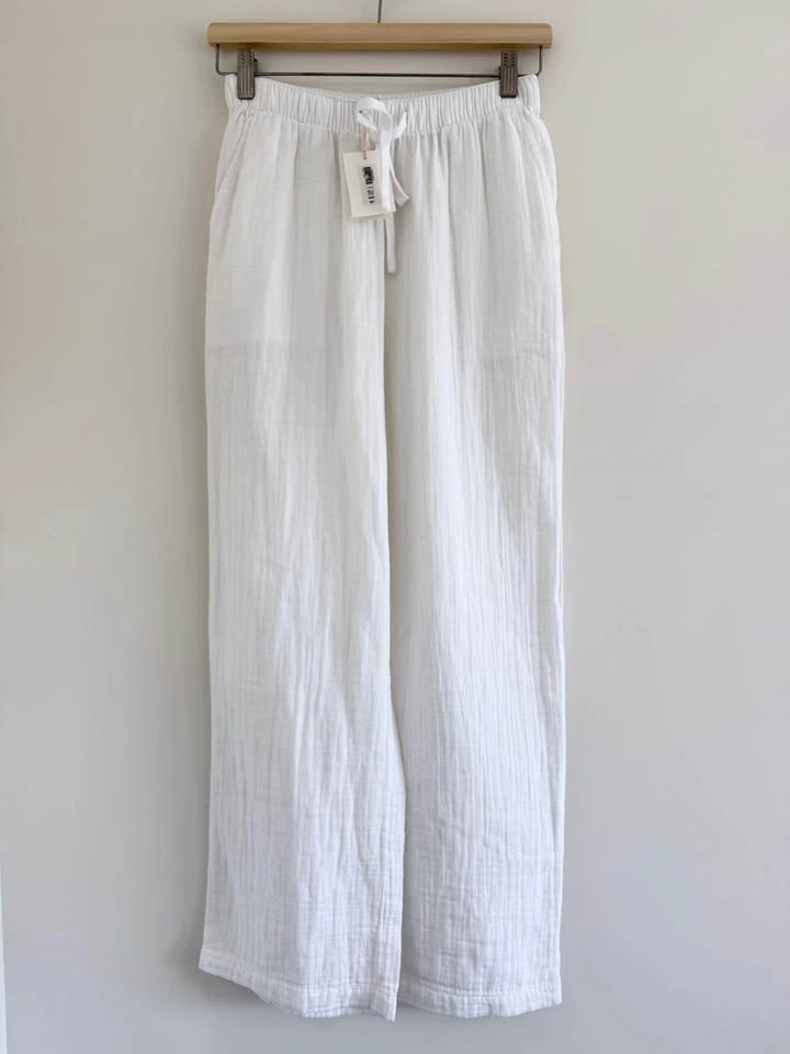 Aritzia AirPlush Cotton Sail Pants XS NWT - photo 2