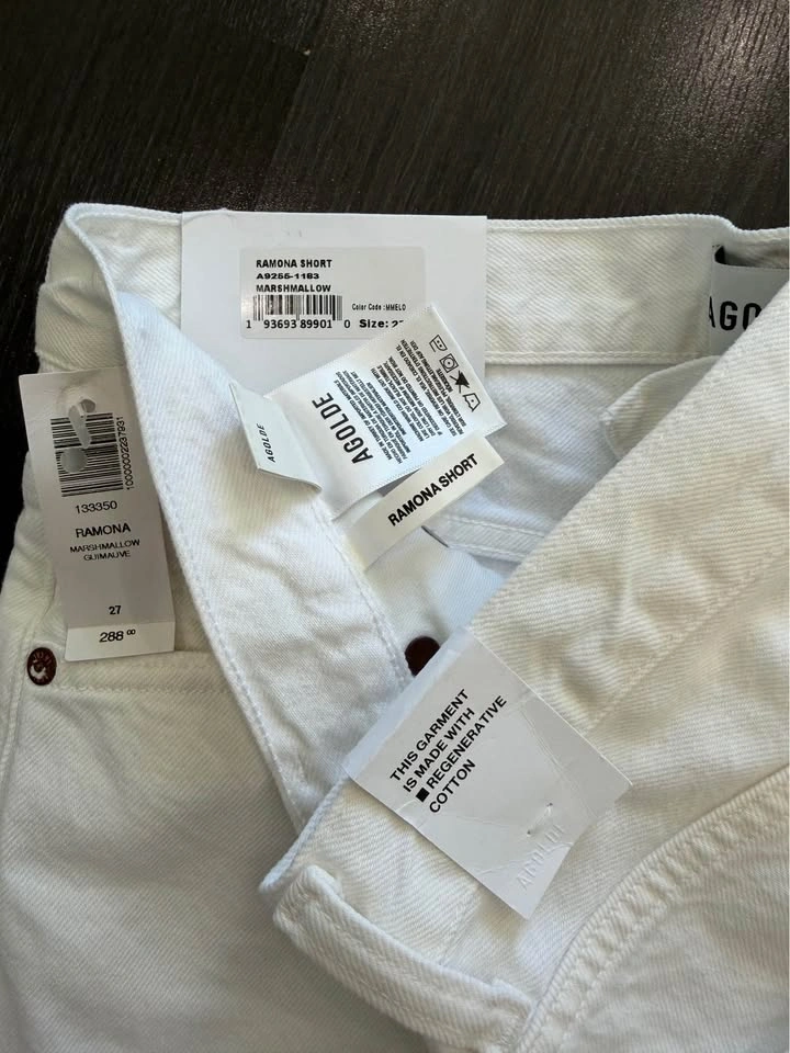 AGOLDE Ramona Denim Shorts Size 27 NWT - photo 2