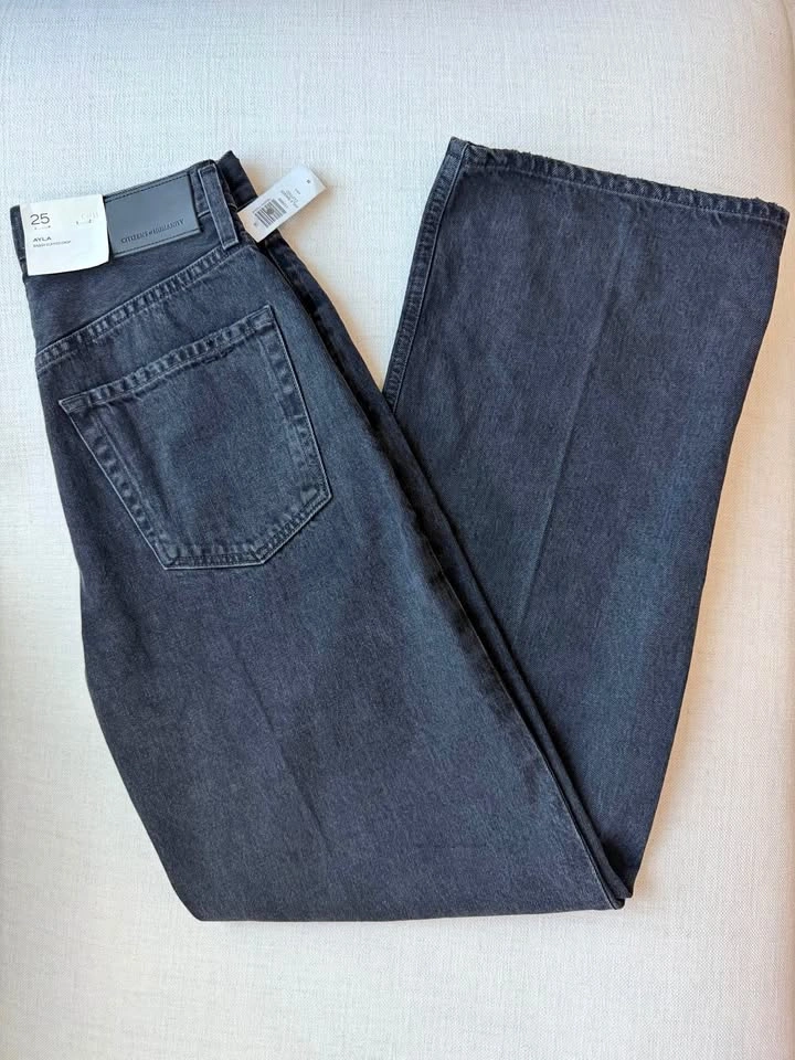 Citizen of Humanity Ayla Baggy Cuffed Jeans Size 25 NWT