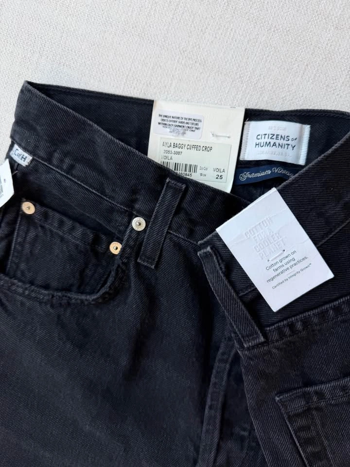 Citizen of Humanity Ayla Baggy Cuffed Jeans Size 25 NWT - photo 2