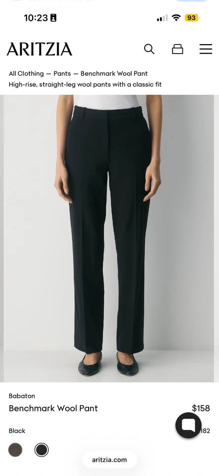 Aritzia Benchmark Pants Size 2 NWT - photo 5