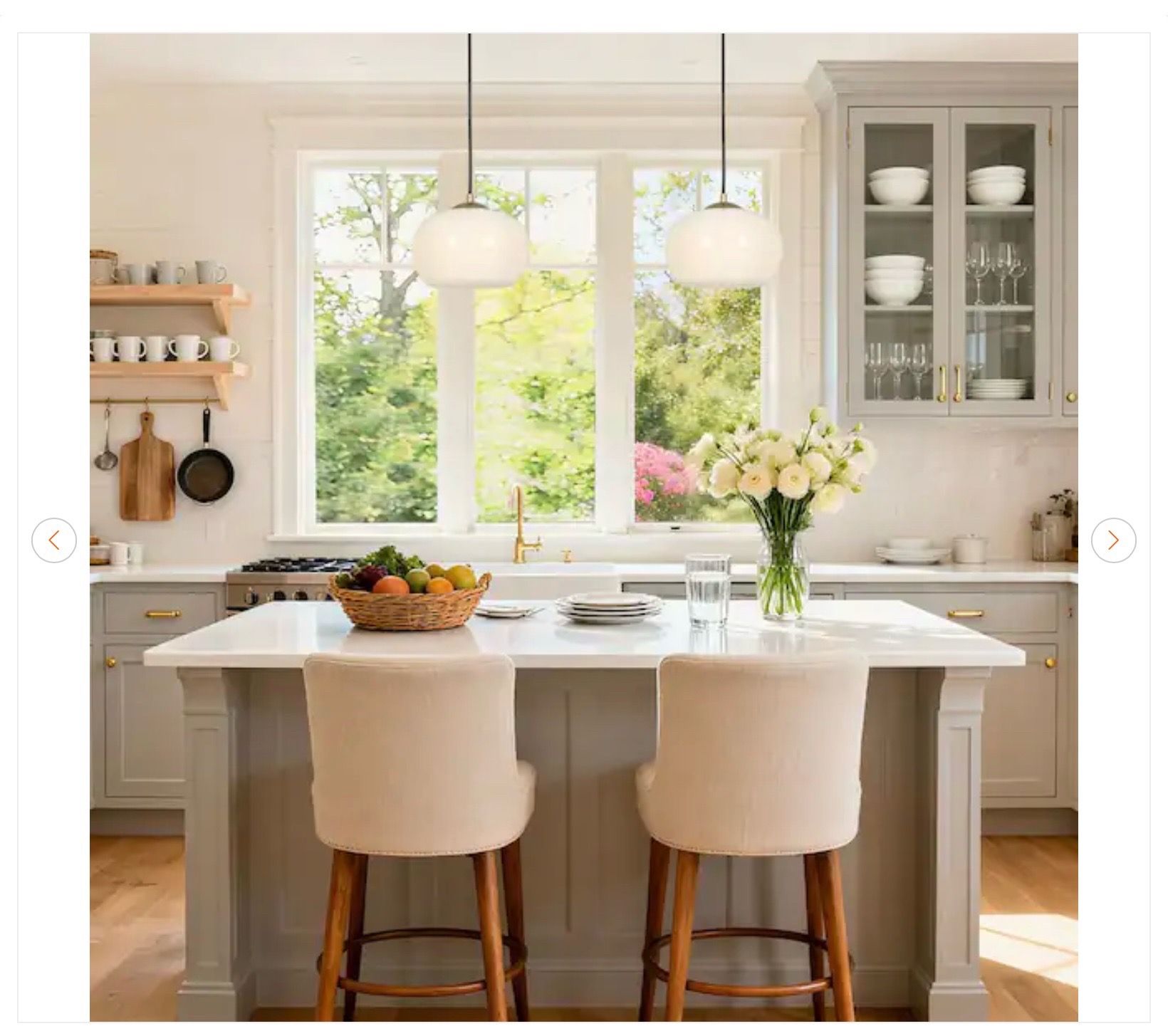 2 Modern Opal Glass Pendant Hanging Lights - photo 4