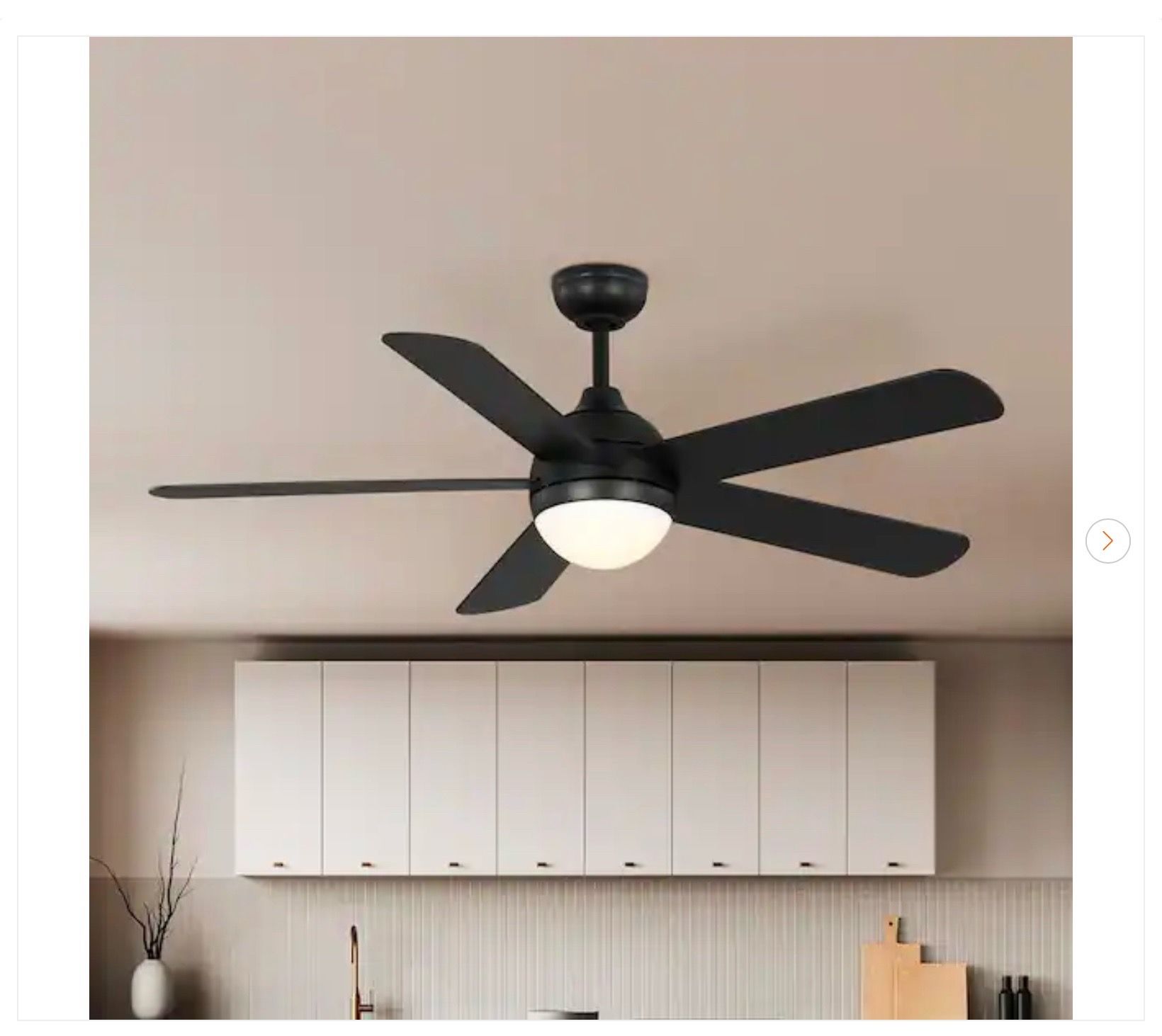 Hampton Bay Morland 52 in. Smart Ceiling Fan - New - photo 2