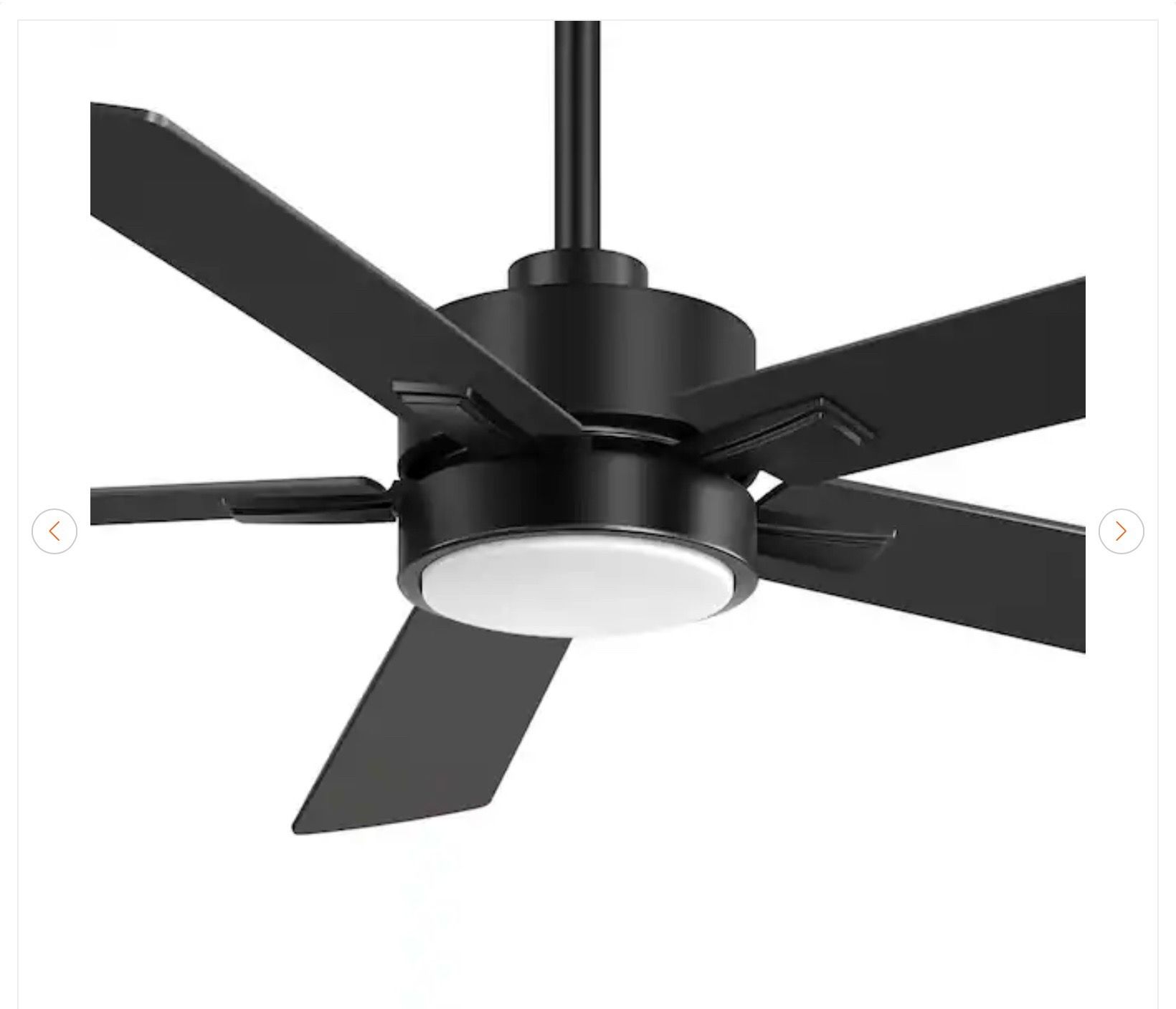 Breezary Charlie 52" LED Ceiling Fan with Light & Remote - photo 2