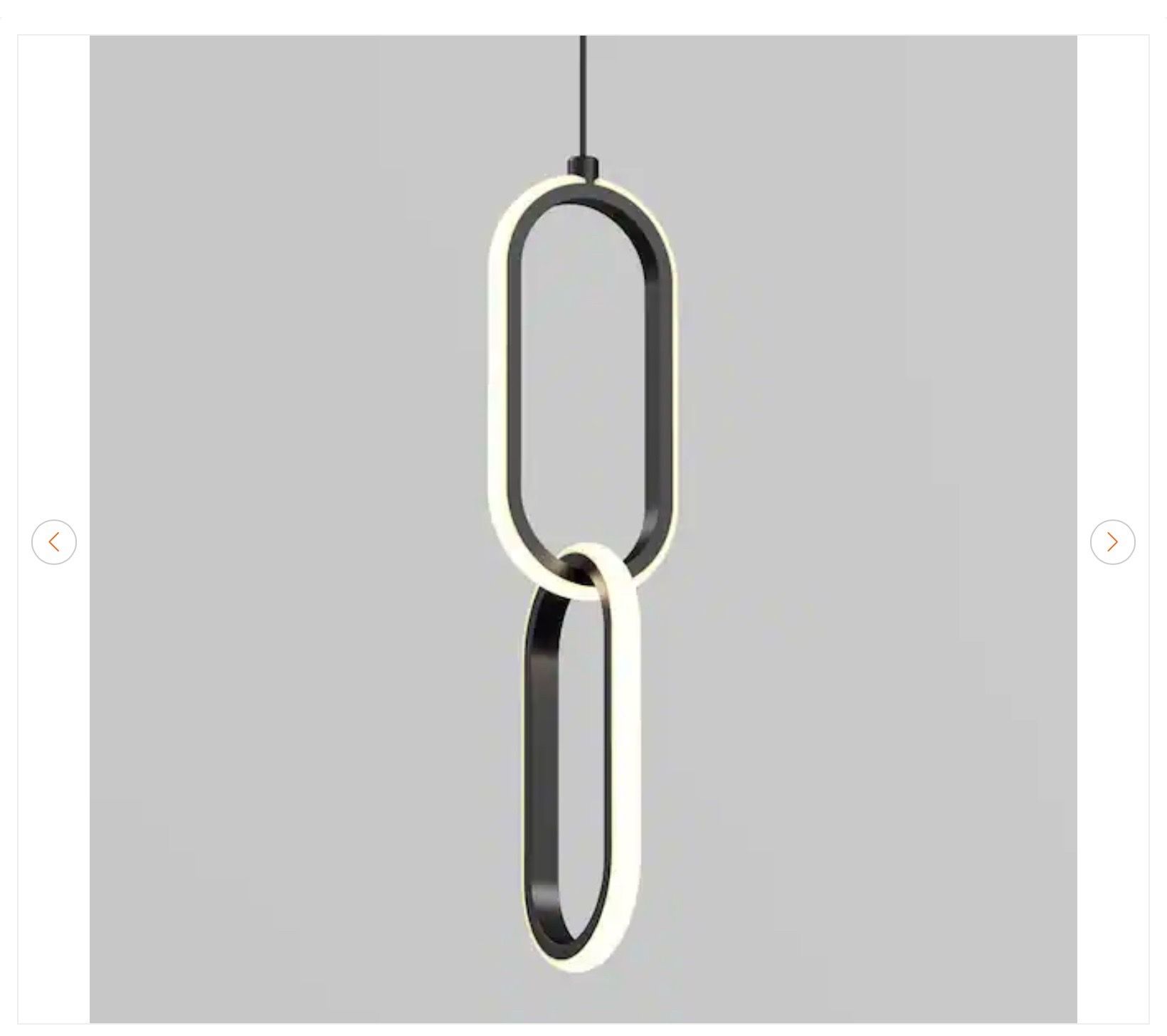 Artika Catena 20W 2-Light Matte Black LED Pendant Light - photo 3