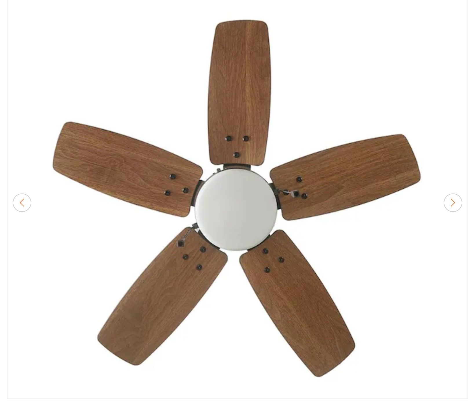 Hampton Bay Waterly 32 in. Indoor Plated Bronze Ceiling Fan - photo 4