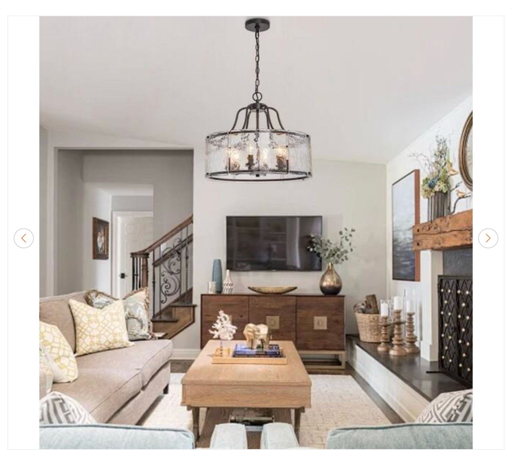 6-Light Oil-Rubbed Bronze Farmhouse Chandelier - photo 4