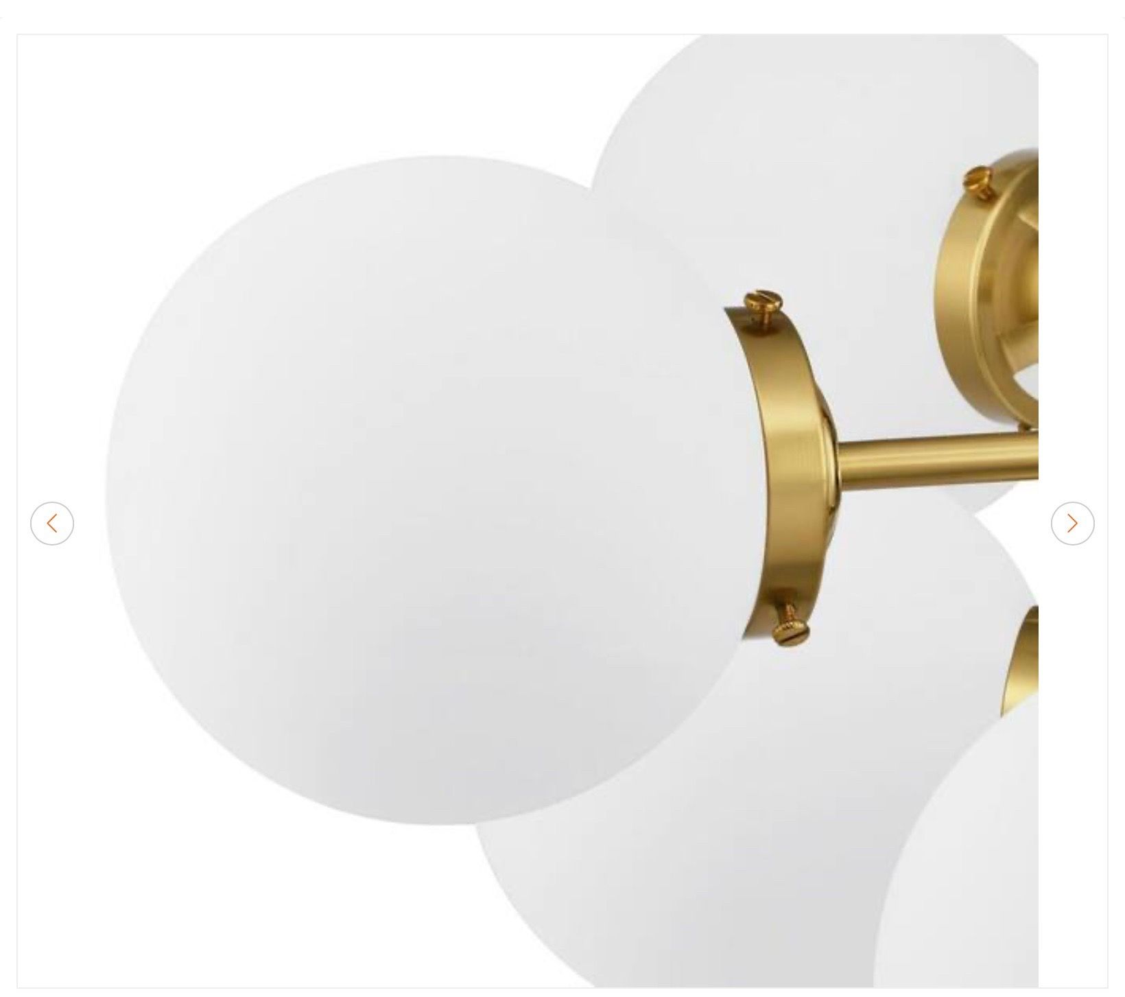 12-Light Brushed Brass Sputnik Chandelier - photo 4