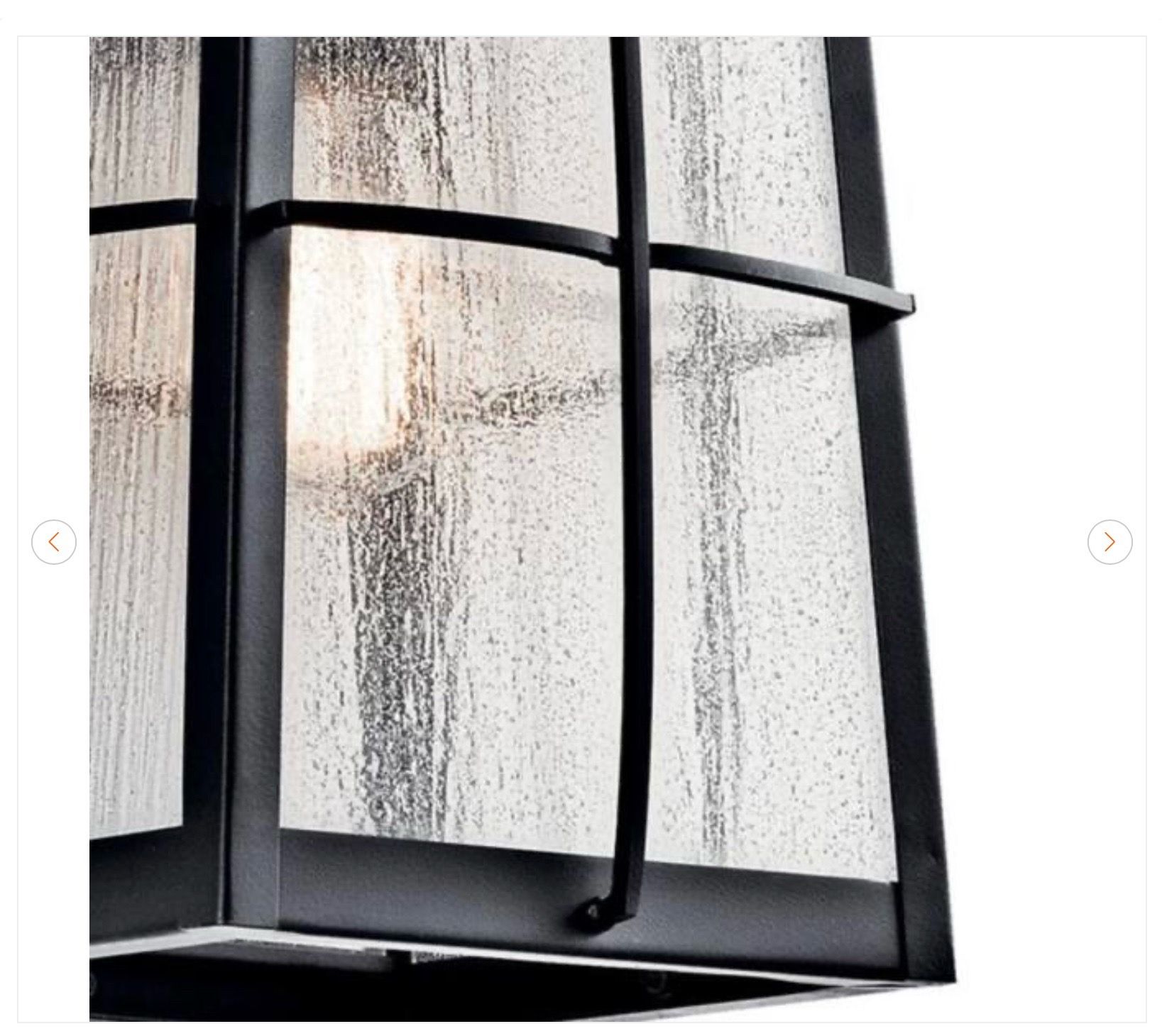 Kichler Tolerand Outdoor Wall Lantern Sconce - Black - photo 3