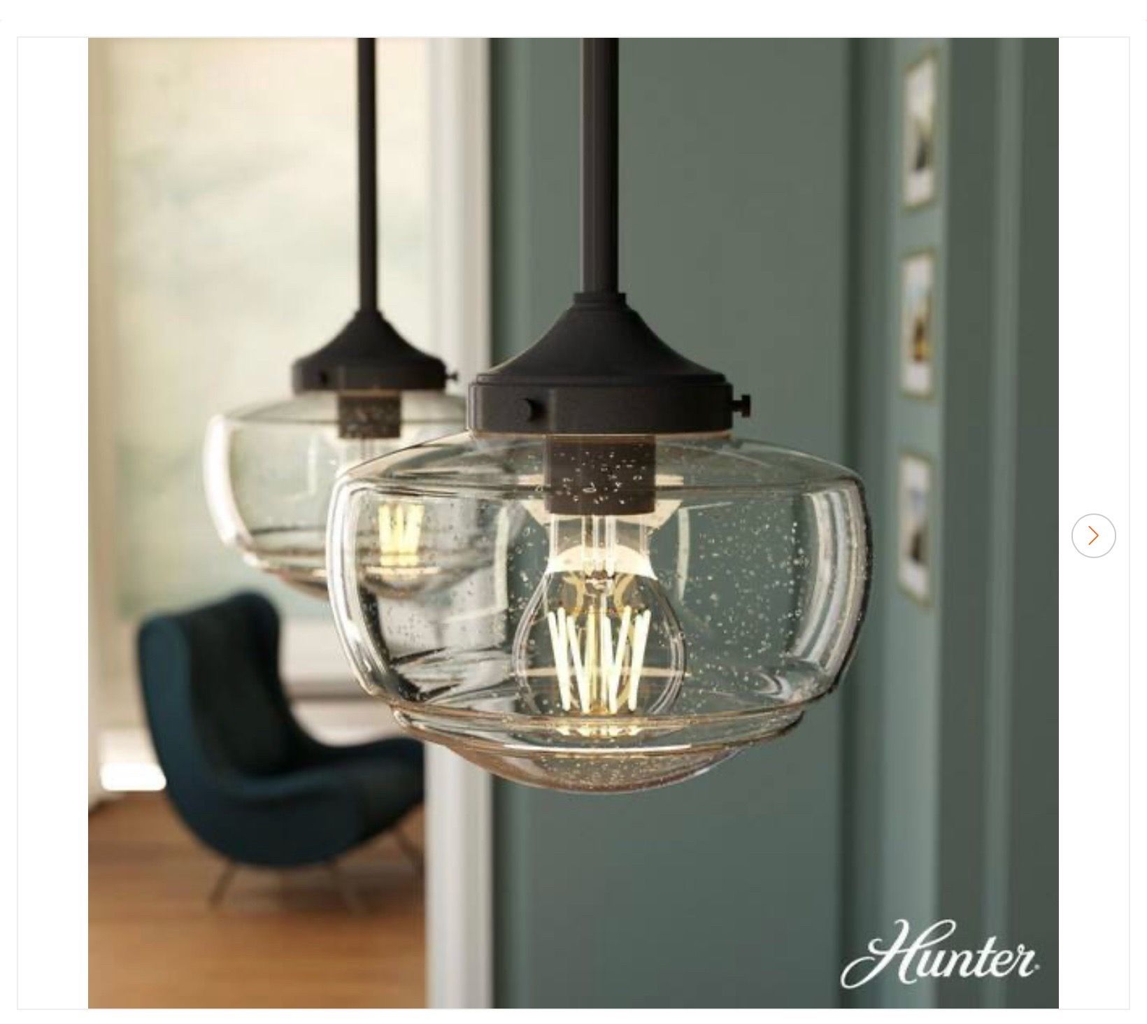 Hunter Saddle Creek 1-Light Pendant Light - New