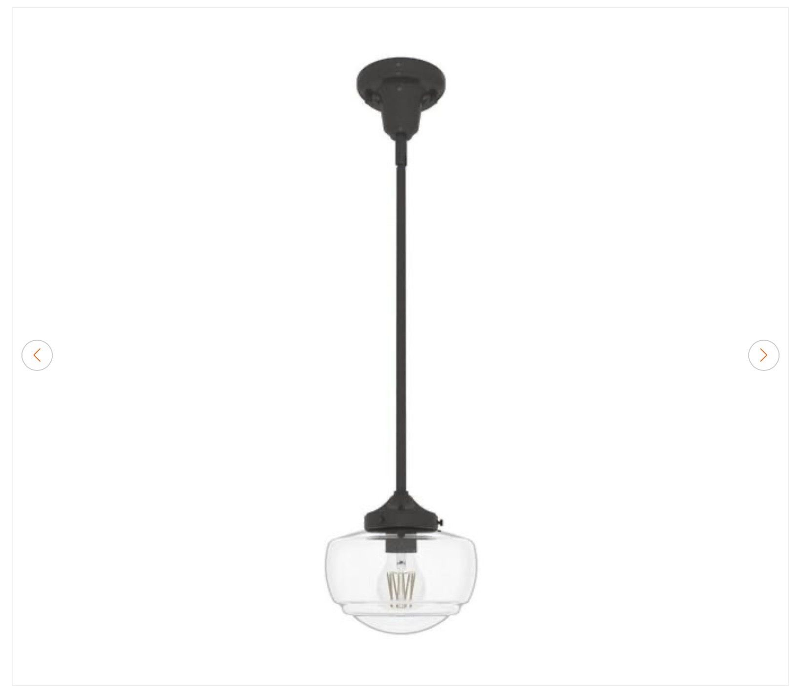 Hunter Saddle Creek 1-Light Pendant Light - New - photo 2