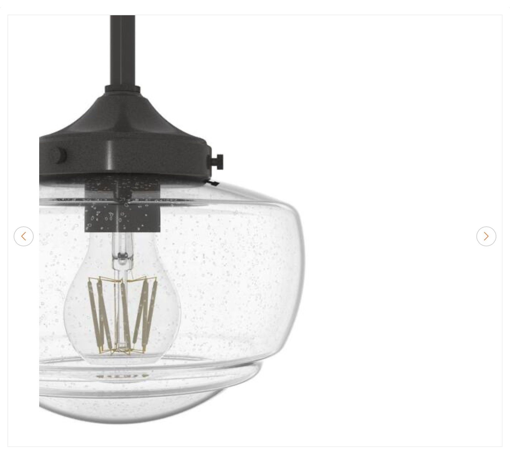 Hunter Saddle Creek 1-Light Pendant Light - New - photo 4