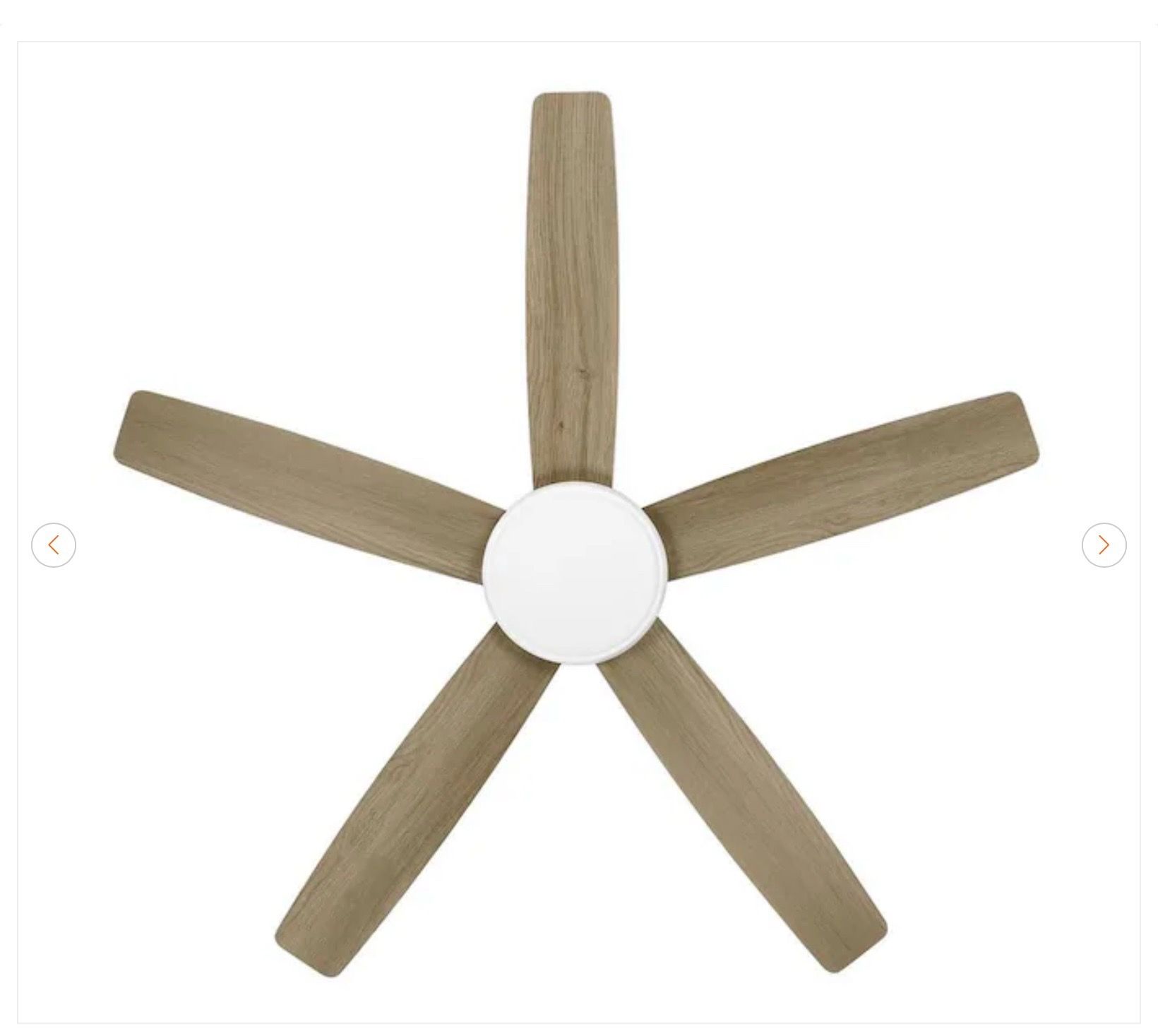 Hampton Bay Banksville 52" Matte White Ceiling Fan - New - photo 4