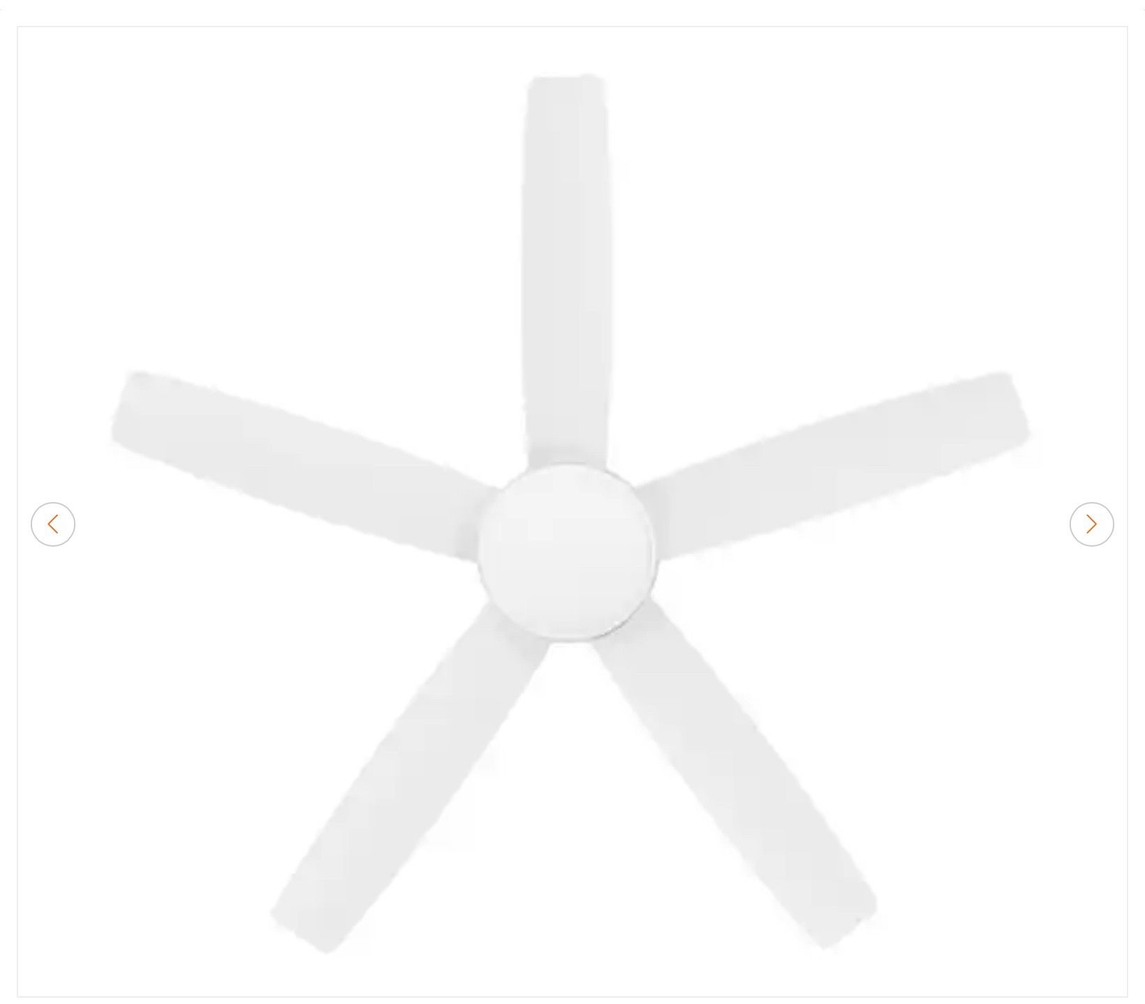 Hampton Bay Banksville 52" Matte White Ceiling Fan - New - photo 5