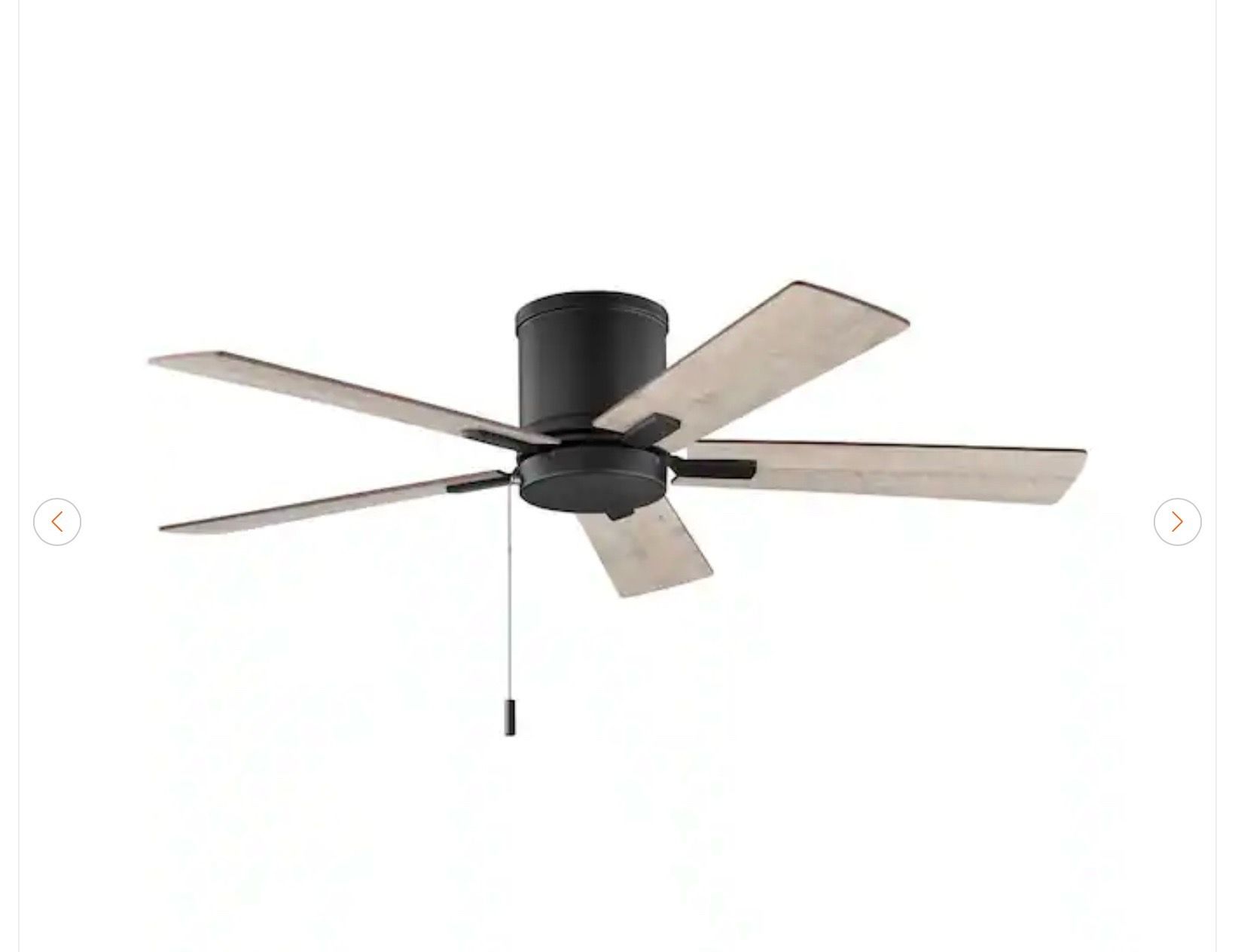Hampton Bay Grantway 48" Indoor/Outdoor Matte Black Ceiling Fan - photo 3